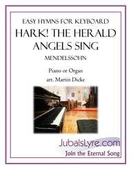 Hark! The Herald Angels Sing piano sheet music cover Thumbnail